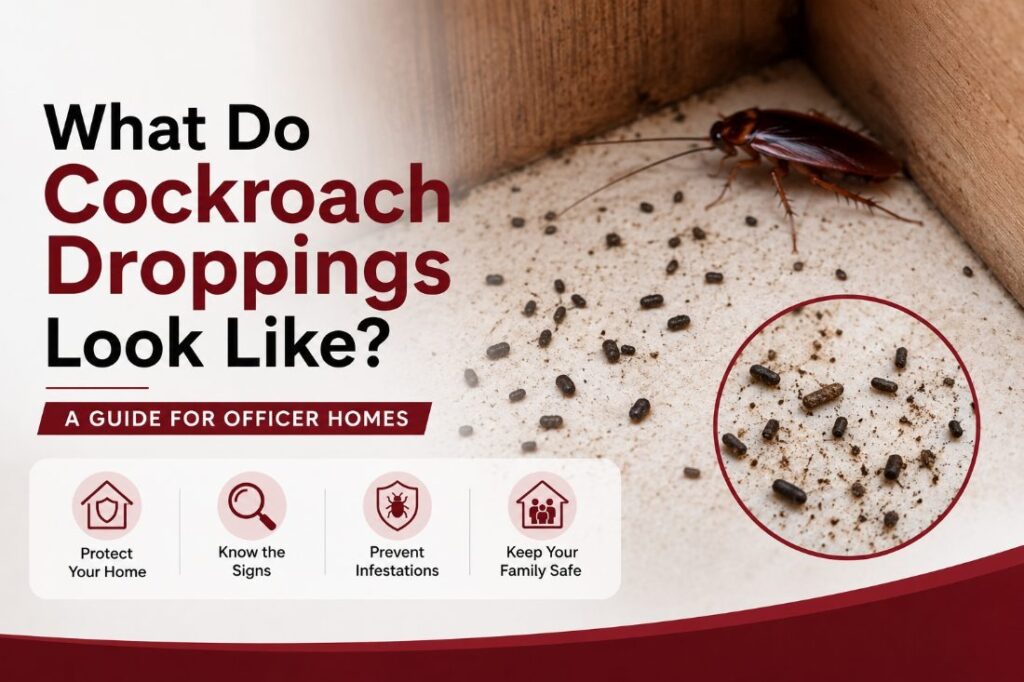 What Do Cockroach Droppings Look Like? A Guide for Officer Homes
