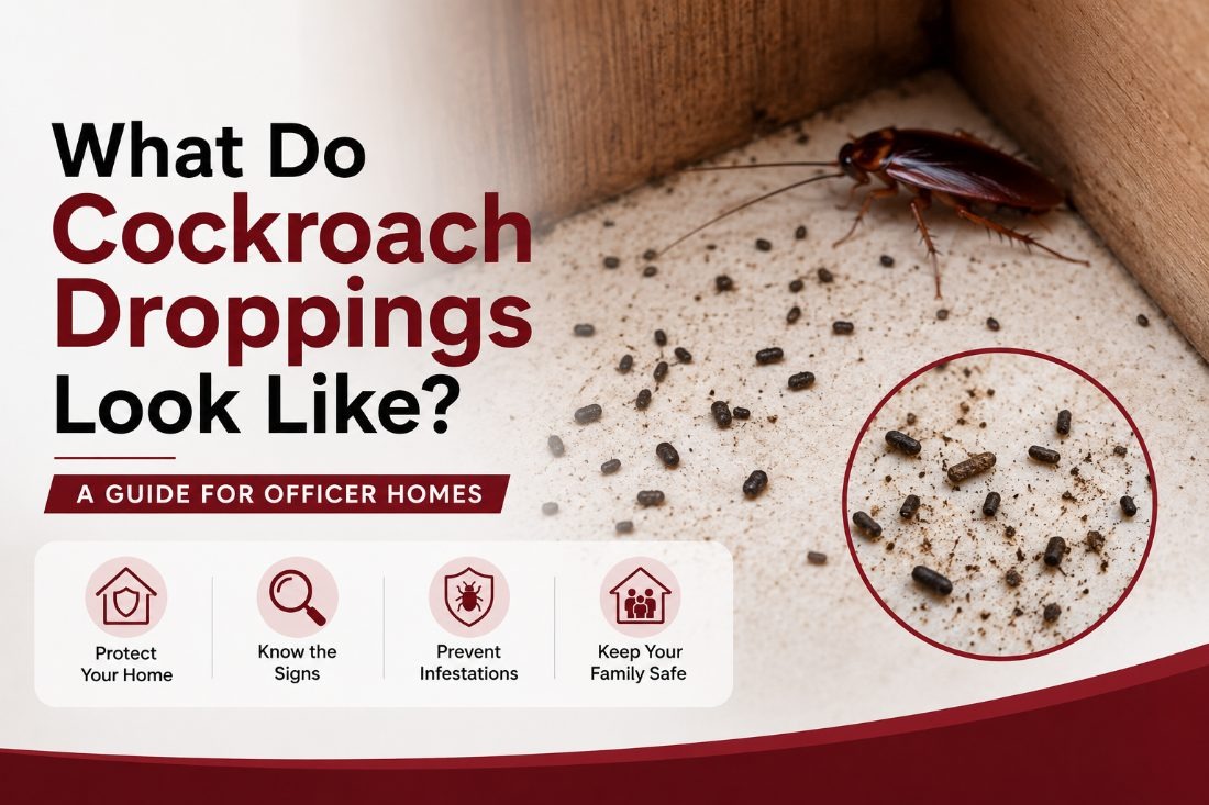 What Do Cockroach Droppings Look Like? A Guide for Officer Homes