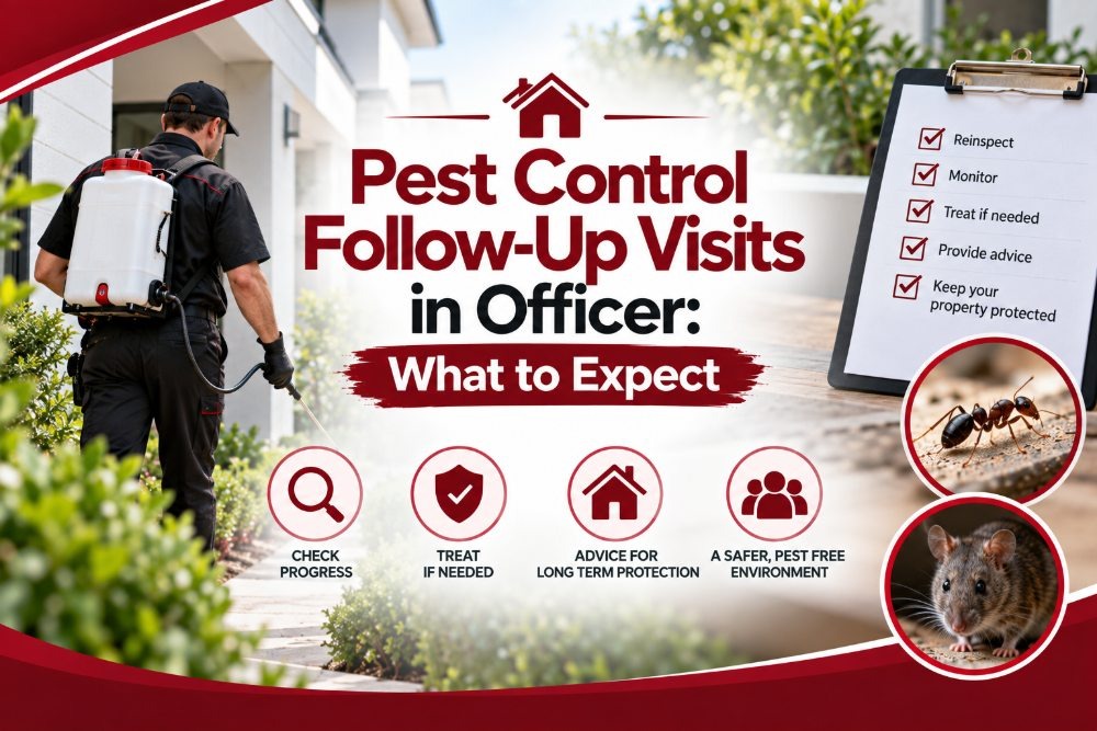 Pest Control Follow-Up Visits in Officer: What to Expect