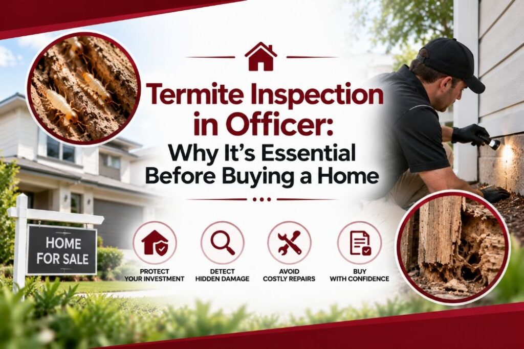 Termite Inspection in Officer: Why It’s Essential Before Buying a Home