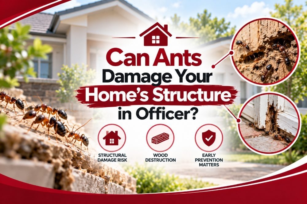 Can Ants Damage Your Home’s Structure in Officer?