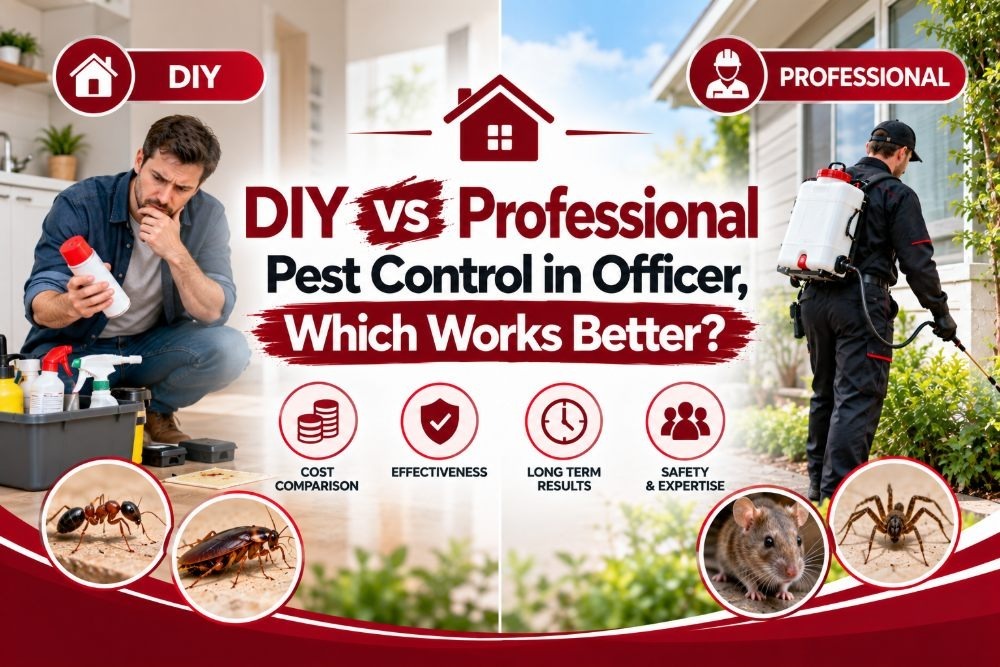 DIY vs Professional Pest Control in Officer, Which Works Better?